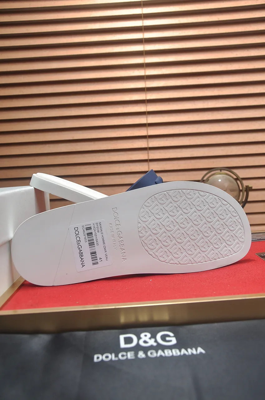 Men's shoes 💰280 [D&G] High-end quality Product trademark: DG "Dolce & Gabban*" slippers, Product material: Imported cowhide upper, original air cushion outsole, regular size: 38-45